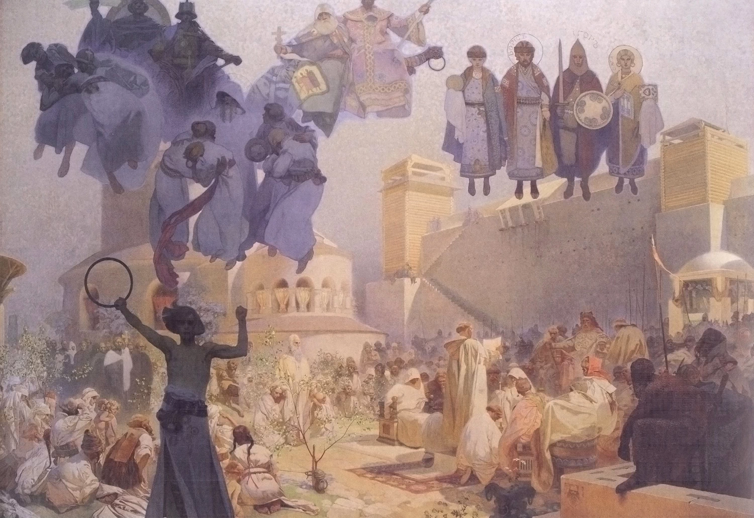 Alfons Mucha - 123, L'introduzione della liturgia slava